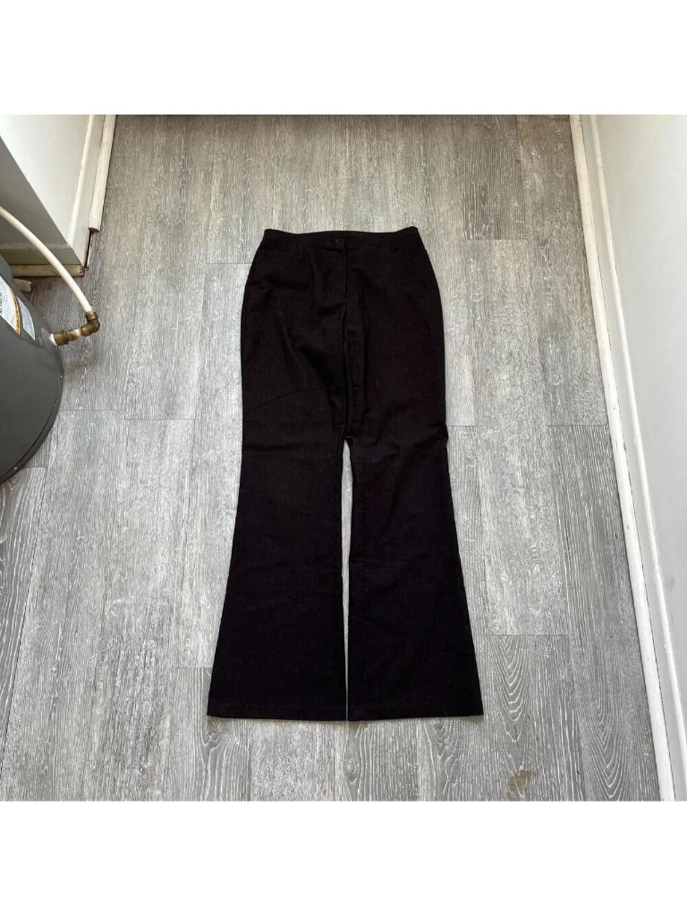 Charcoal Grey / Black Vintage 90’s Dynamite Preppy / Y2K Flared / Wide Leg Pants